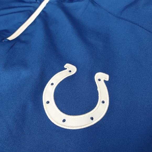 NFL Reebok Indianapolis Colts Men's Pullover Windbreaker Jacket Size XL - Picture 8 of 10